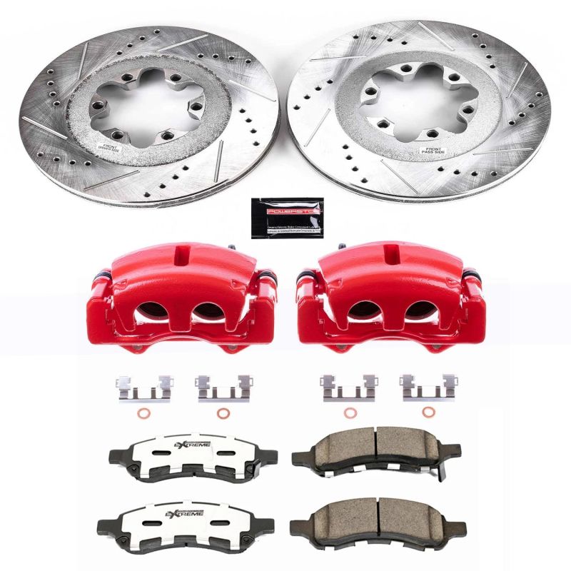 PSB Z26 Street Warrior Kit - Power Stop 09-12 GMC Canyon Front Z26 Street Kit w/Cals