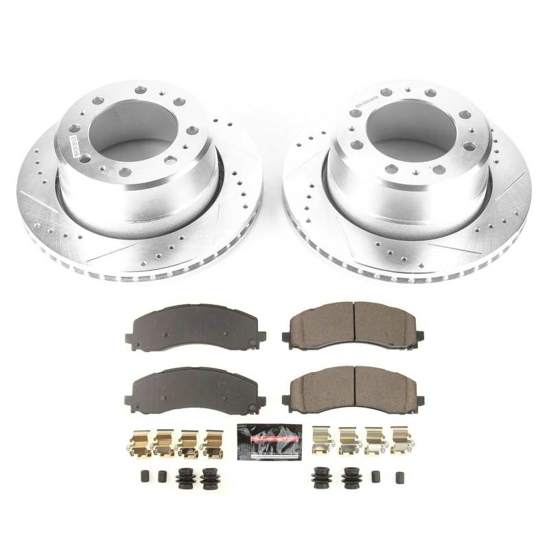 PSB Evolution Drill/Slot Rotor - Power Stop 20-22 Ram 3500 Rear Z23 Evolution Brake Kit