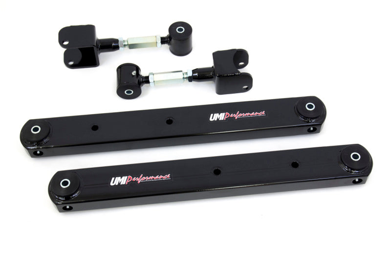 UMI Control Arm Kits - UMI Performance 68-72 GM A-Body Rear Control Arm Kit Fully Boxed Lowers Adjustable Uppers