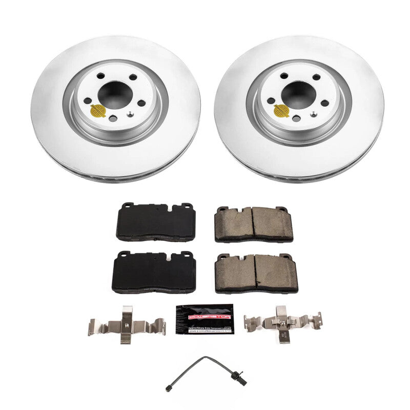 PSB Z23 Evolution Coated Kit - Power Stop 13-15 Audi Q5 Front Z23 Coated Brake Kit