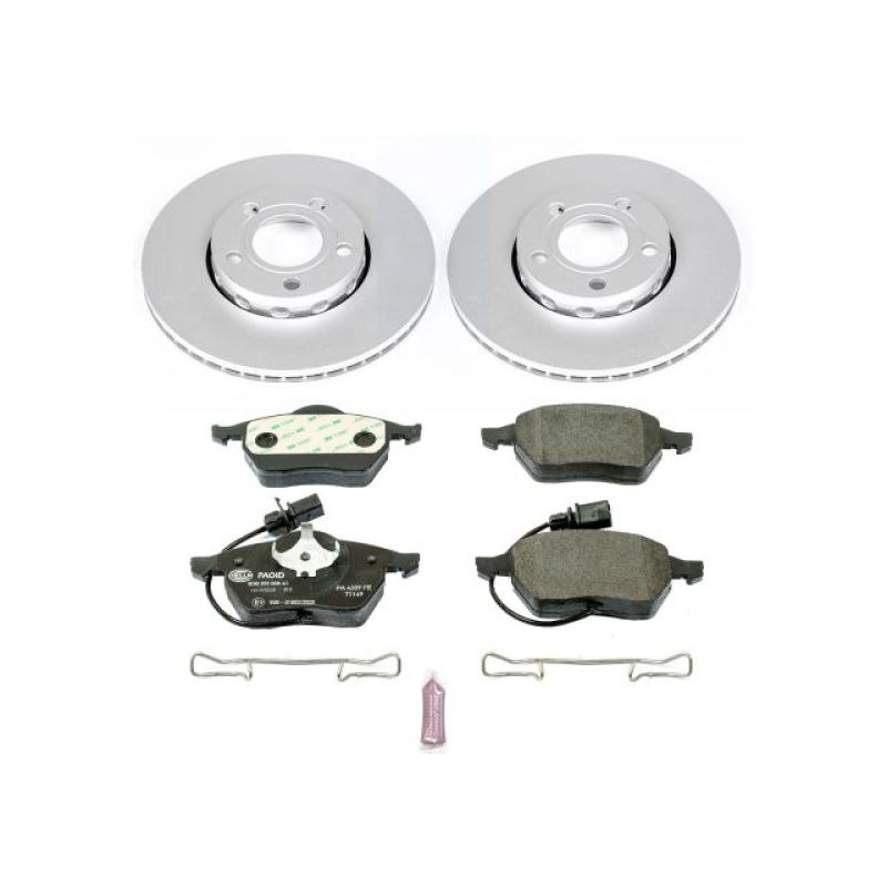 PSB Euro-Stop Kit - Power Stop 99-04 Audi A4 Front Euro-Stop Brake Kit