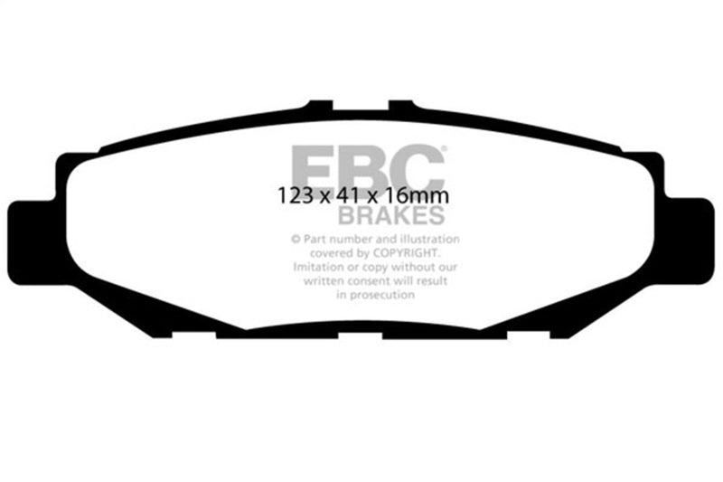 EBC Greenstuff Brake Pad Sets - EBC 93-97 Lexus GS300 3.0 Greenstuff Rear Brake Pads