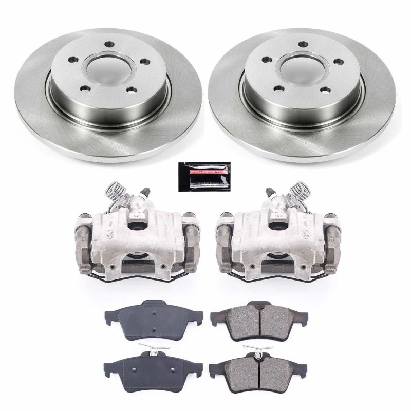 PSB Autospecialty Kit w/Cals - Power Stop 12-18 Ford Focus Rear Autospecialty Brake Kit w/Calipers