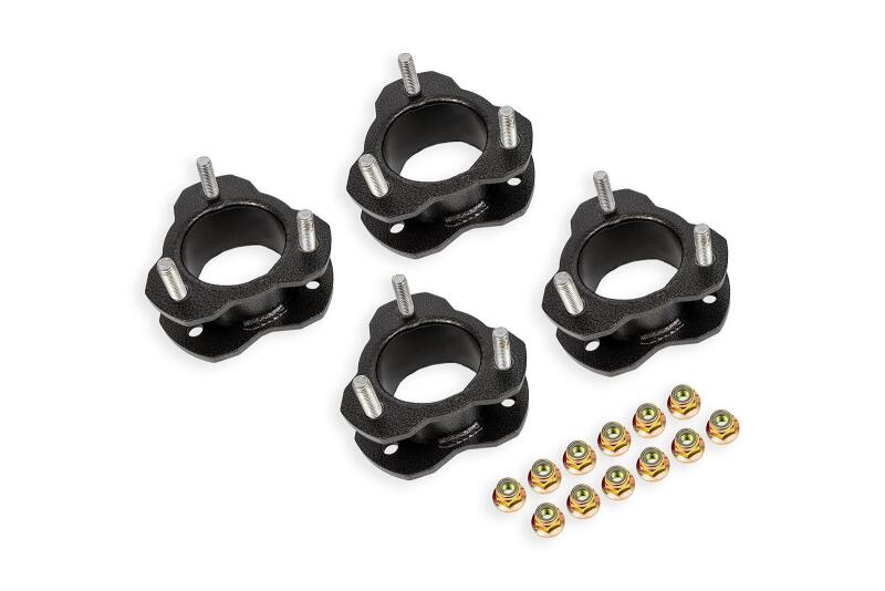 BMR Shock Bushing Kits - BMR 21-24 Ford Bronco 2in Leveling Kit - Black Hammertone