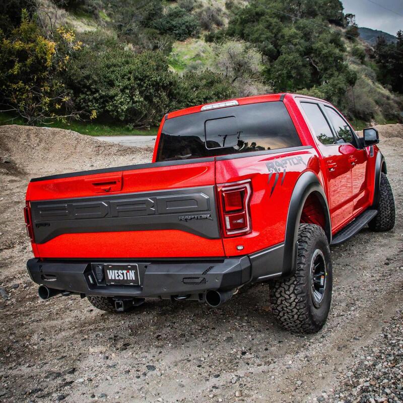WES Pro-Series Bumpers - Westin 17-20 Ford F-150 Raptor Pro-Series Rear Bumper - Textured Black