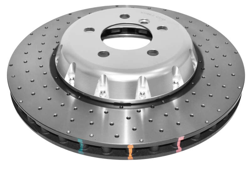 DBA 5000 Series Drilled Rotors - DBA 18-20 BMW M240i xDrive M Perf (w/370mm Front Rotor) Front 5000 Series Drilled Rotor w/Silver Hat