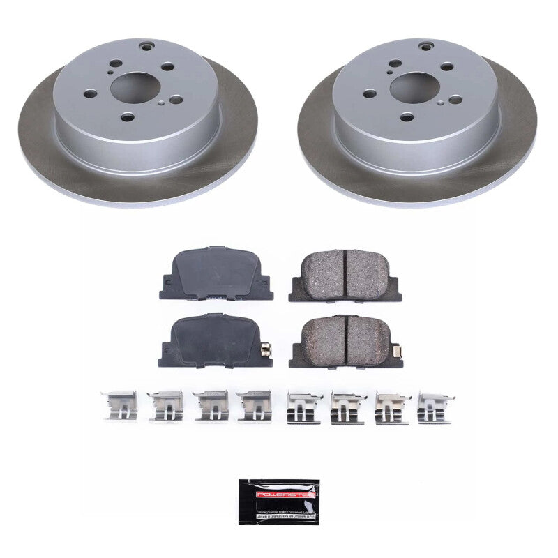 PSB Semi-Coated Rotor Kits - Power Stop 05-10 Scion tC Rear Semi-Coated Rotor Kit