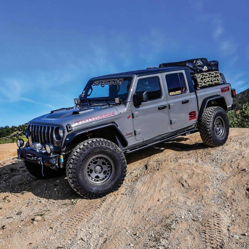 WES XTS Rock Sliders - Westin 20-23 Jeep Gladiator Rock Slider - Textured Black