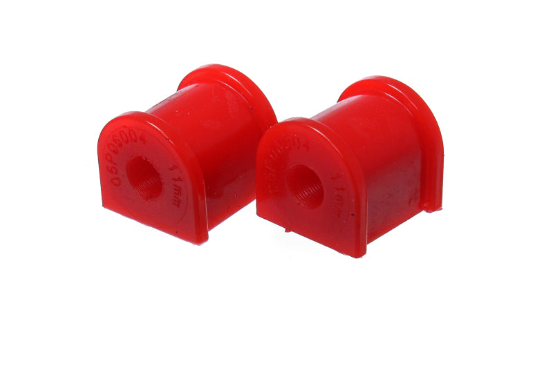 ES Sway Bar Bushings - Red - Energy Suspension 06-14 Mazda Miata Red Rear Sway Bar Bushing Set