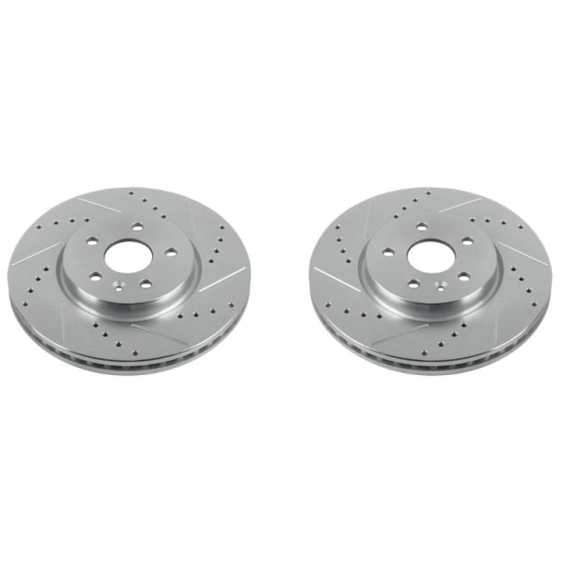 PSB Evolution Drill/Slot Rotor - Power Stop 13-16 Chevrolet Trax Front Evolution Drilled & Slotted Rotors - Pair