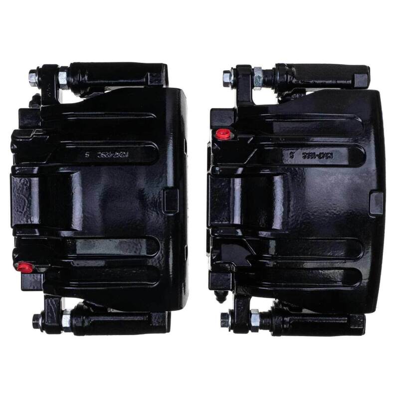PSB Black Calipers - Power Stop 2014 Chrysler 200 Front Black Caliper - Pair w/Bracket