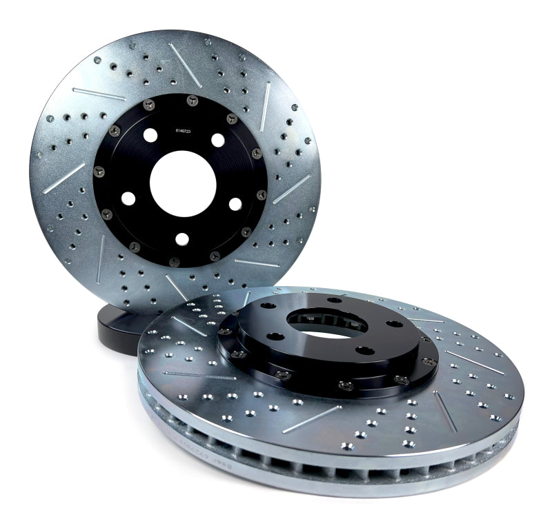 BAE Eradispeed Rotors - Baer Brakes 14-19 Chevrolet Corvette Stingray Eradispeed+ Front SDZ 2-Piece Performance Brake Rotors