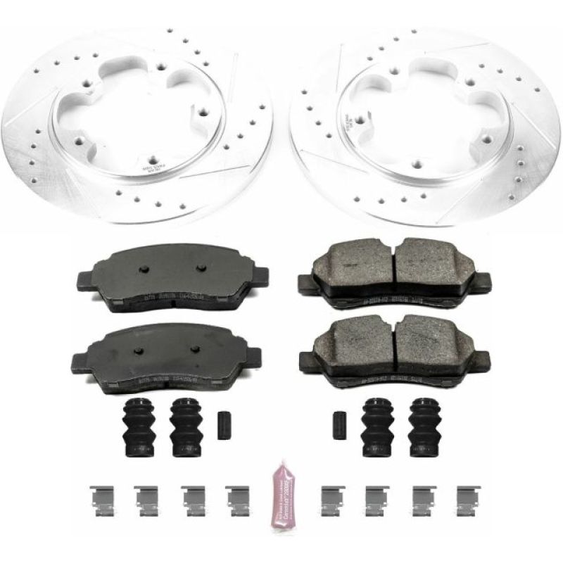 PSB Z23 Evolution Kit - Power Stop 15-19 Ford Transit-150 Rear Z23 Evolution Sport Brake Kit