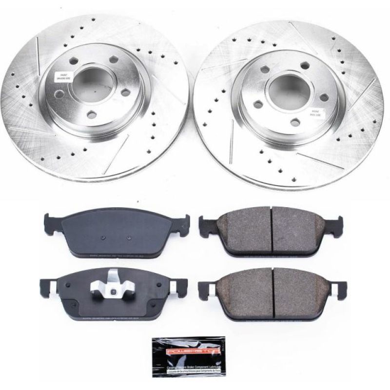 PSB Z23 Evolution Kit - Power Stop 17-18 Ford Escape Front Z23 Evolution Sport Brake Kit