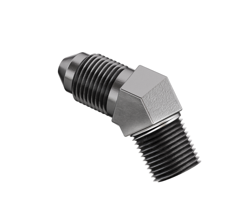 GR PWS Brake Line Fittings - Goodridge 45 Deg Male Adaptor AN3 to 1/8 NPT