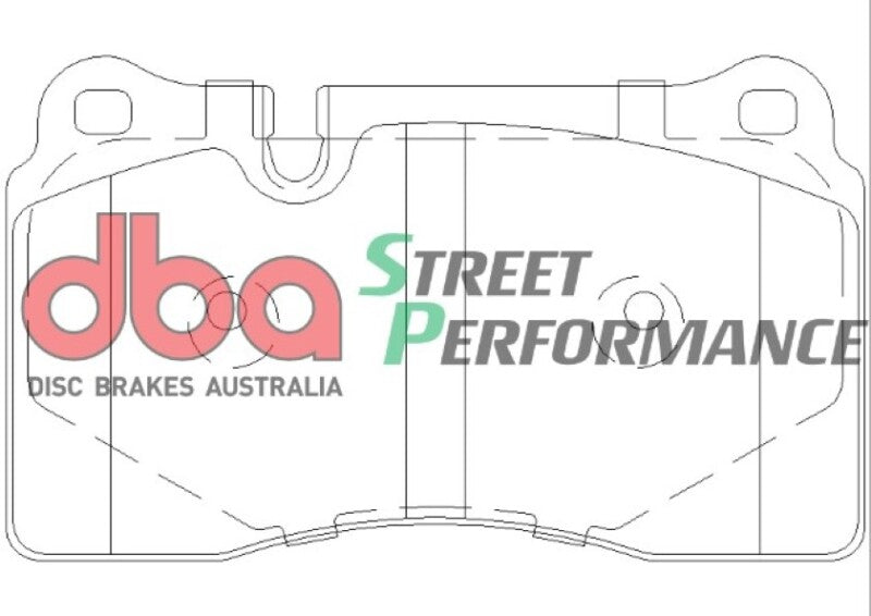 DBA SP500 Brake Pads - DBA 09-13 Chevy Corvette ZR-1 SP500 Rear Brake Pads