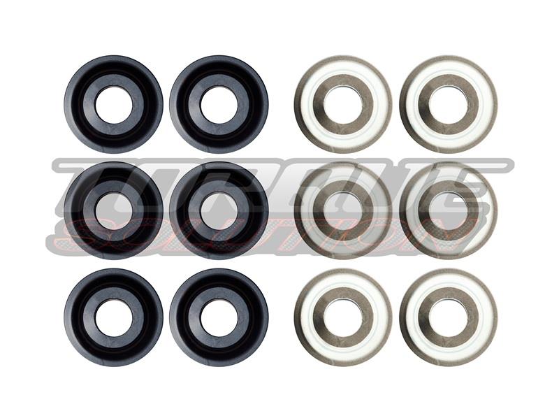 TQS Subframe Bushings - Torque Solution Solid Rear Subframe Bushings: Porsche 911 996/997 ALL