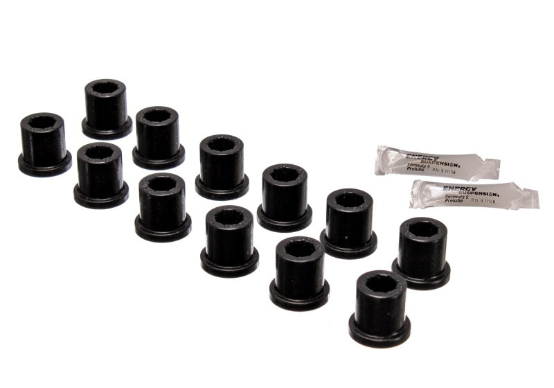 ES Spring/Shackle Bush - Black - Energy Suspension Rear Spring & Shackle Bushing - Black