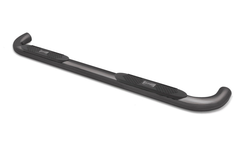 LND Nerf Bars - Black - Lund 09-17 Dodge Ram 1500 Quad Cab 4in. Oval Curved Steel Nerf Bars - Black