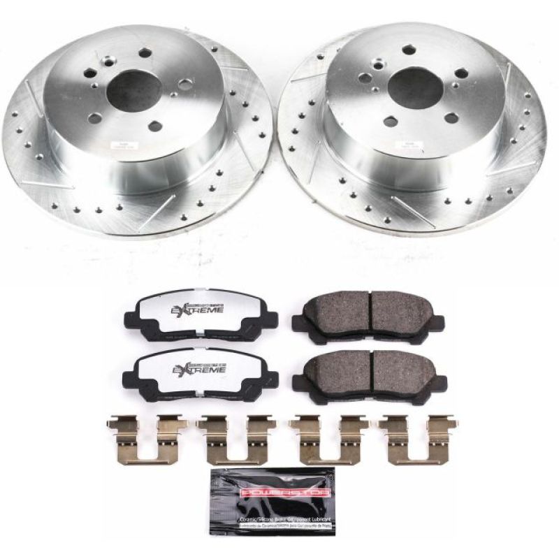 PSB Z36 Truck & Tow Kit - Power Stop 08-13 Toyota Highlander Rear Z36 Truck & Tow Brake Kit