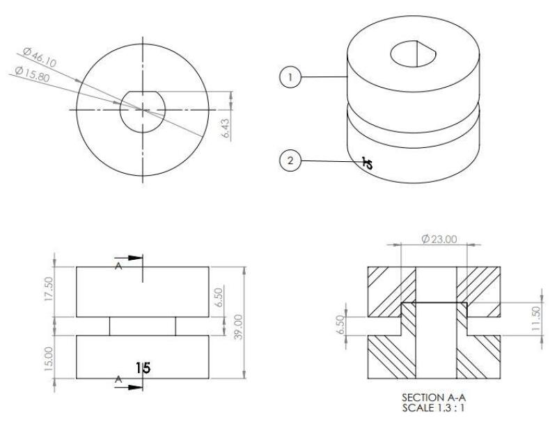 SPR Bushing Kits - SuperPro Front Shock Absorber Upper Bushing Kit