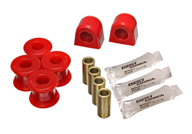 ES Sway Bar Bushings - Red - Energy Suspension 02-06 Subaru Impreza/WRX Red 17mm Rear Sway Bar Bushing Set