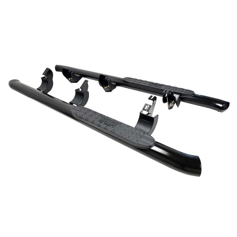 WES Nerf Bars - PRO TRAXX 4 - Westin 24-25 Toyota Tacoma XtraCab PRO TRAXX 4 Oval Nerf Step Bars - Black