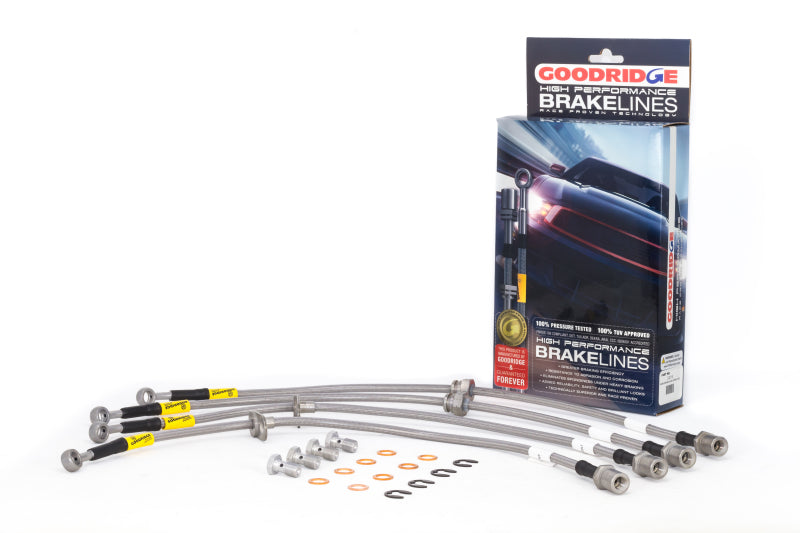 GR G-Stop Brake Line Kits - Goodridge 02-07 Subaru WRX/STi Brake Line Kit