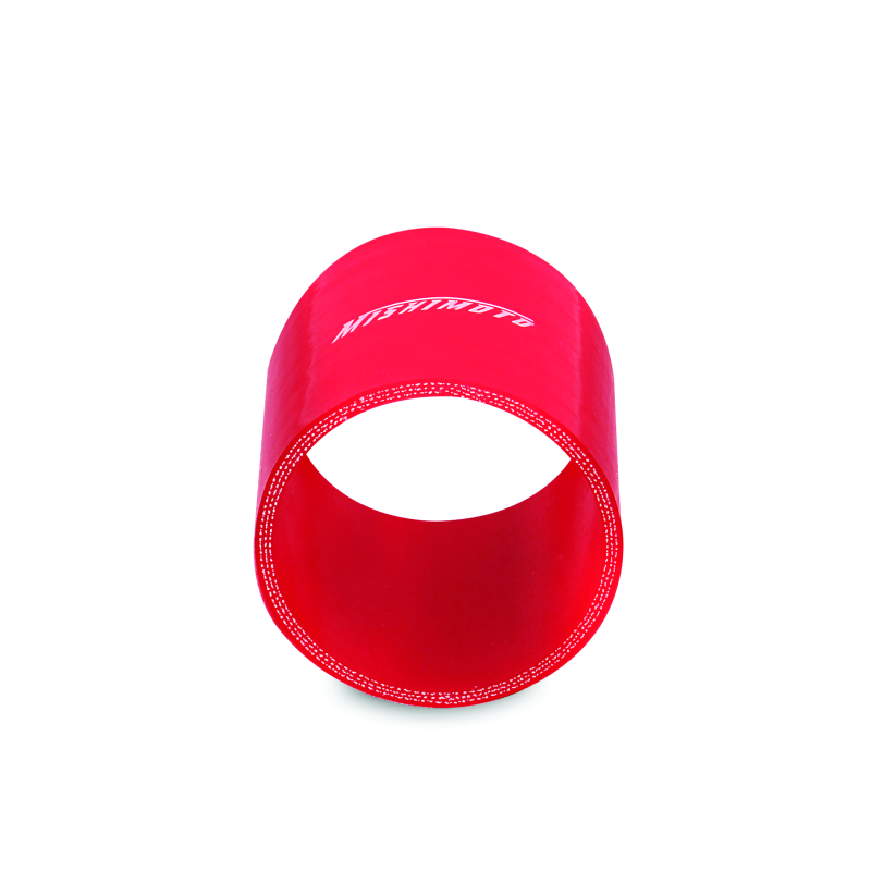 MM Couplers - Straight - Mishimoto 3.0 Inch Red Straight Coupler