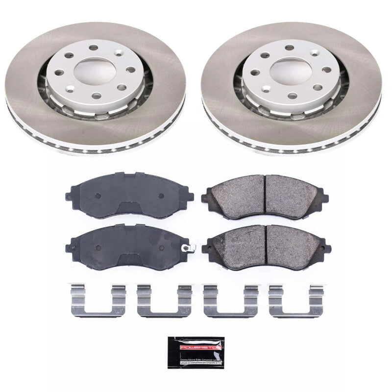 PSB Semi-Coated Rotor Kits - Power Stop 09-10 Pontiac G3 Front Semi-Coated Rotor Kit