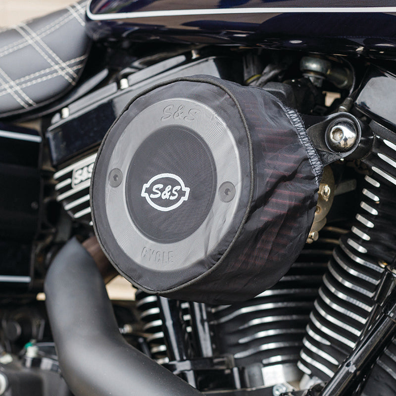 SSC Air Stinger Kits - S&S Cycle Teardrop Air Stinger Pre-Filter Air Cleaner Cover Filter