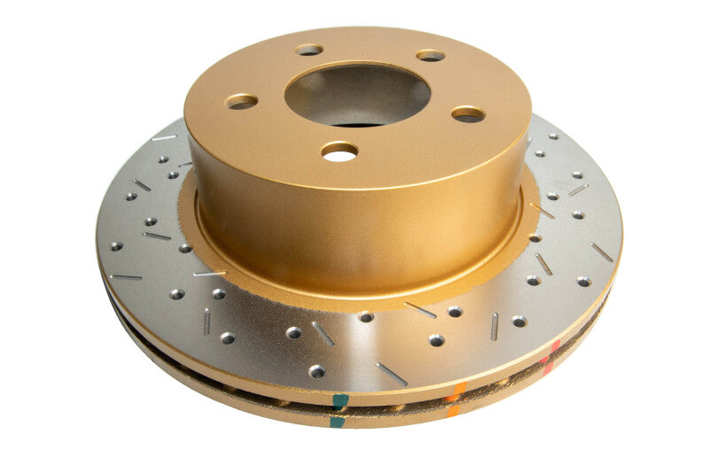 DBA 4000 Slot&Drill Rotors - DBA 88-92 Cherokee 4wd/90-92 Comanche 4wd/90-99 Wrangler Front Drilled & Slotted 4000 Series Rotor