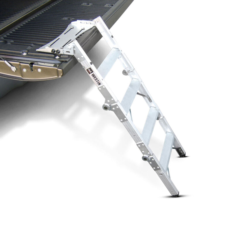 WES Truck-Pal Tailgate Ladder - Westin Truck-Pal Tailgate Ladder - Aluminum