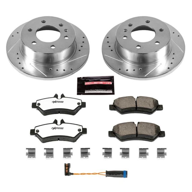 PSB Z36 Truck & Tow Kit - Power Stop 07-09 Dodge Sprinter 3500 Rear Z36 Truck & Tow Brake Kit