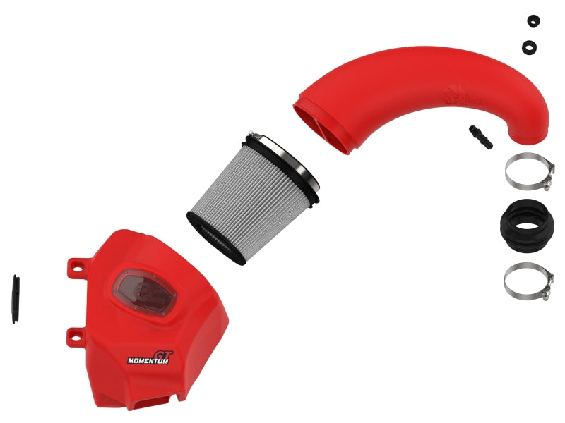 AFE Momentum GT Cold Air Intakes - aFe Momentum GT Pro DRY S Intake System Red Edition 19-23 Dodge RAM 1500 V8-5.7L HEMI