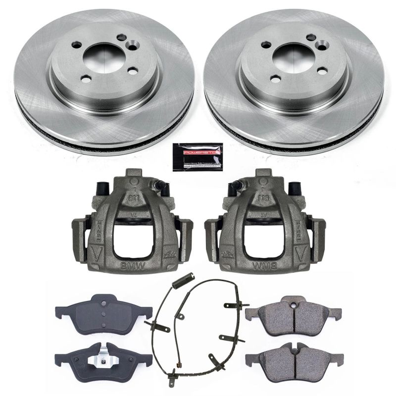 PSB Autospecialty Kit w/Cals - Power Stop 02-06 Mini Cooper Front Autospecialty Brake Kit w/Calipers