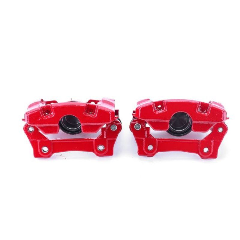 PSB Red Calipers - Power Stop 07-11 Lexus GS350 Rear Red Calipers w/Brackets - Pair