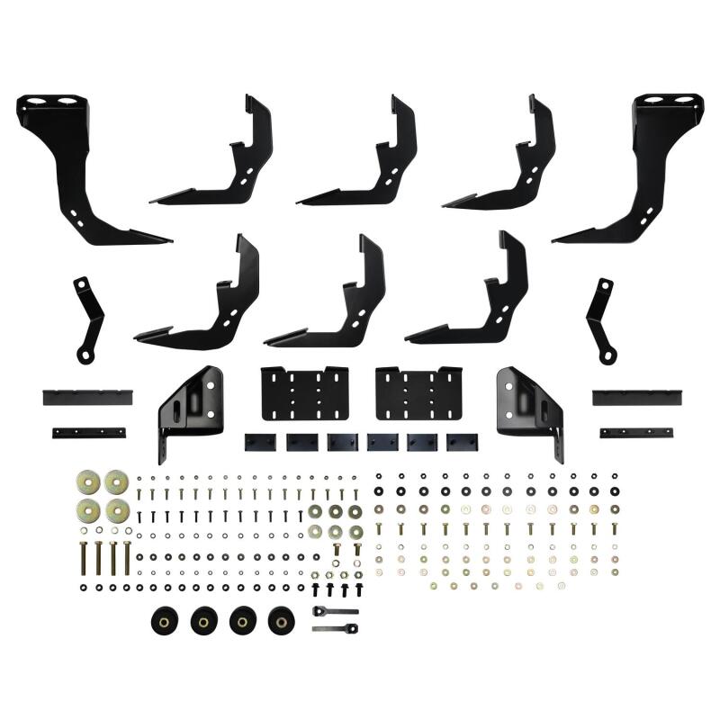 WES Nerf Bars - R5 - Westin 2019 Chevrolet Silverado/Sierra 1500 Crew Cab (6.5ft) R5 Modular Nerf Step Bars - Black