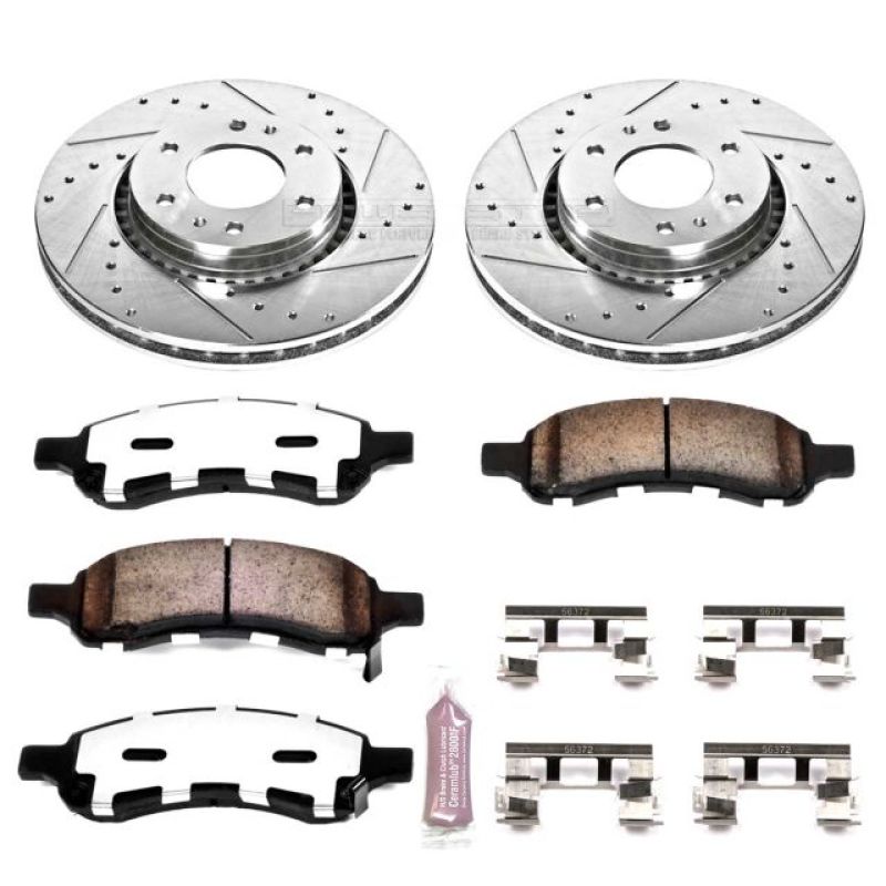 PSB Z36 Truck & Tow Kit - Power Stop 06-07 Buick Rainier Front Z36 Truck & Tow Brake Kit