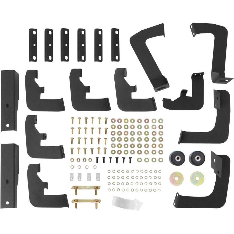 WES Nerf Bars - HDX Drop - Westin/HDX 17-18 Ford F-250/350 Crew Cab (6.75ft Bed) Stainless Drop Nerf Step Bars - Textured Black
