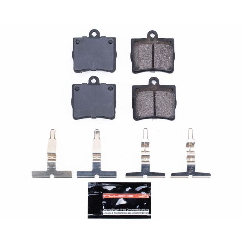 PSB Z23 Evolution Brake Pads - Power Stop 97-98 Mercedes-Benz C230 Rear Z23 Evolution Sport Brake Pads w/Hardware