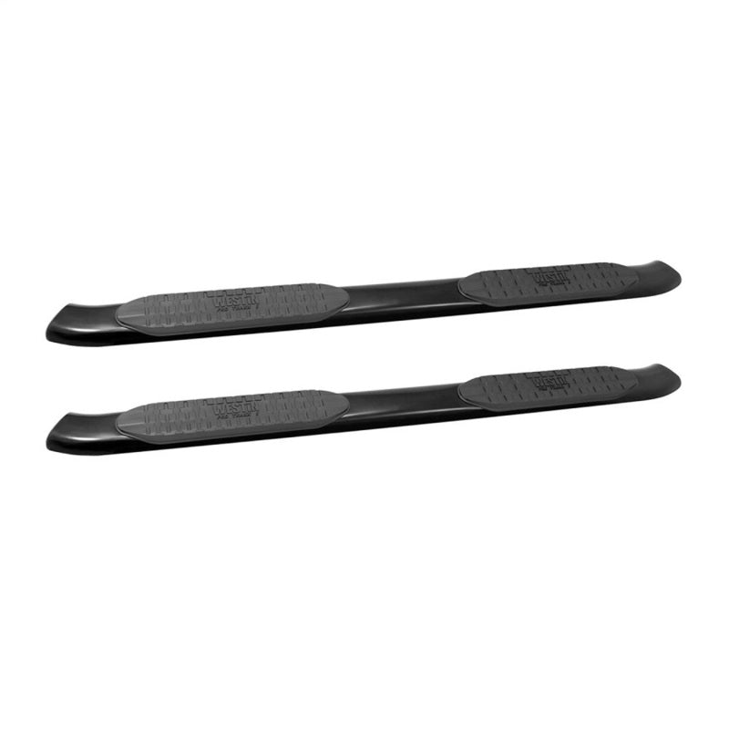WES Nerf Bars - PRO TRAXX 5 - Westin 2015-2018 Ford F-150 SuperCrew PRO TRAXX 5 Oval Nerf Step Bars - Black