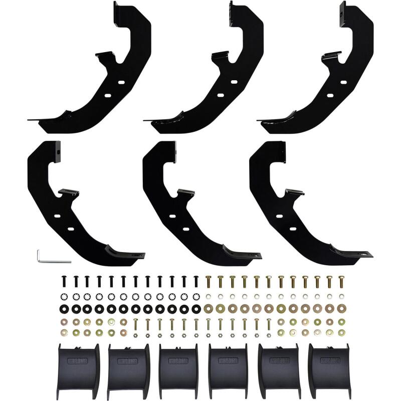 WES Nerf Bars - PRO TRAXX 6 - Westin 19-21 Chevrolet Silverado Crew Cab PRO TRAXX 6 Oval Nerf Step Bars - Black