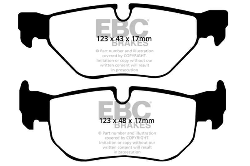 EBC Yellowstuff Brake Pad Sets - EBC Brakes Yellowstuff Performance Brake Pads