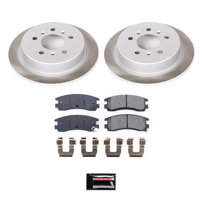 PSB Semi-Coated Rotor Kits - Power Stop 06-07 Chevrolet Monte Carlo Rear Semi-Coated Rotor Kit