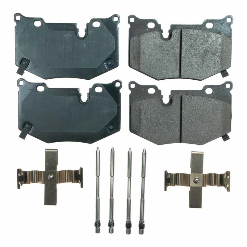 PSB Z17 Evolution Brake Pads - Power Stop 2020 Chevrolet Corvette C8 Z51 Rear Z17 Evolution Ceramic Brake Pads w/Hardware