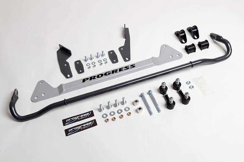 PRG Rear Sway Bars - Progress Tech 88-91 Honda Civic HB / 88-91 Honda CRX Tubular Rear Sway Bar (25mm - Adjustable)