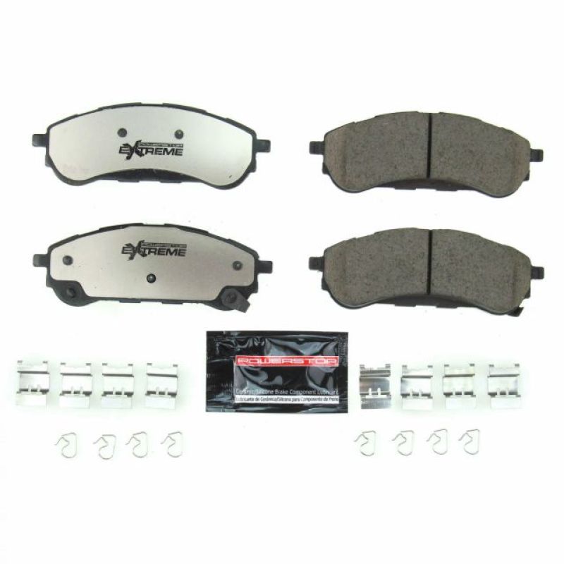 PSB Z36 Truck & Tow Brake Pads - Power Stop 2019 Ford Ranger Rear Z36 Truck & Tow Brake Pads w/Hardware