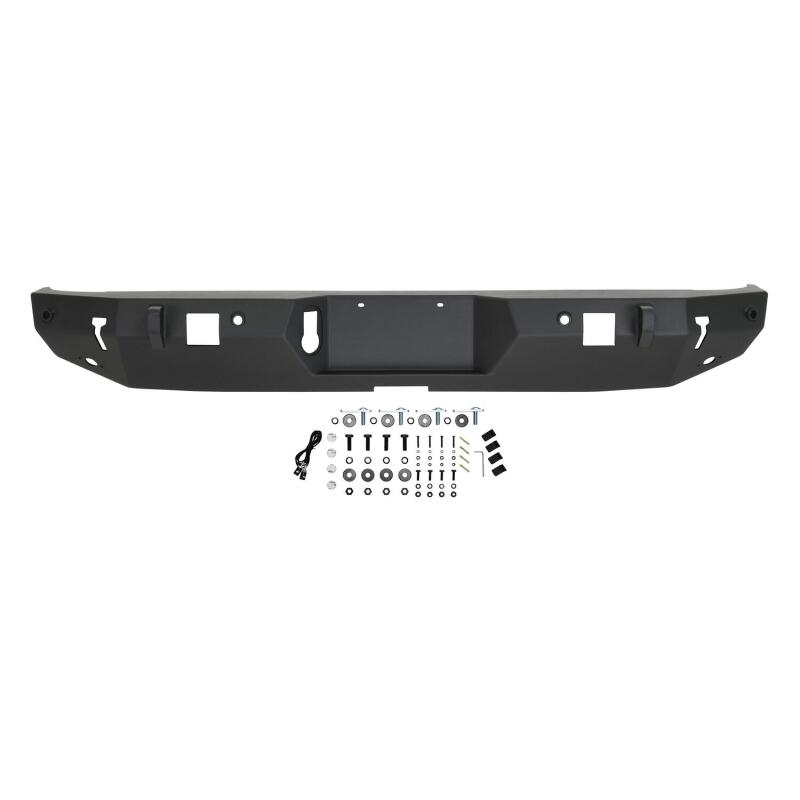 WES WJ2 Bumpers - Westin 2020 Jeep Gladiator w/Sensors WJ2 Rear Bumper w/Sensor - Textured Black