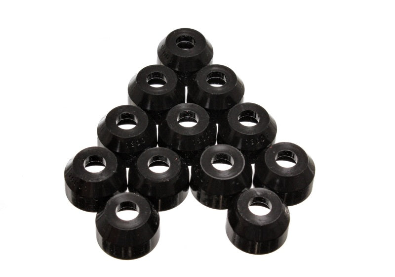 ES Dust Boots - Black - Energy Suspension Tie Rod End Boot O.E.-Box Of 12 - Black